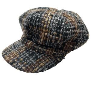 San Diego Hat Co. Tweed Newsboy Style Hat Cap